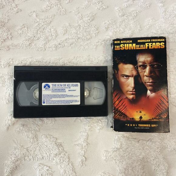 VTG THE SUM OF ALL FEARS VHS Tape hi-fi Stereo Dolby Surround ISBN 0792187652 - Picture 4 of 5